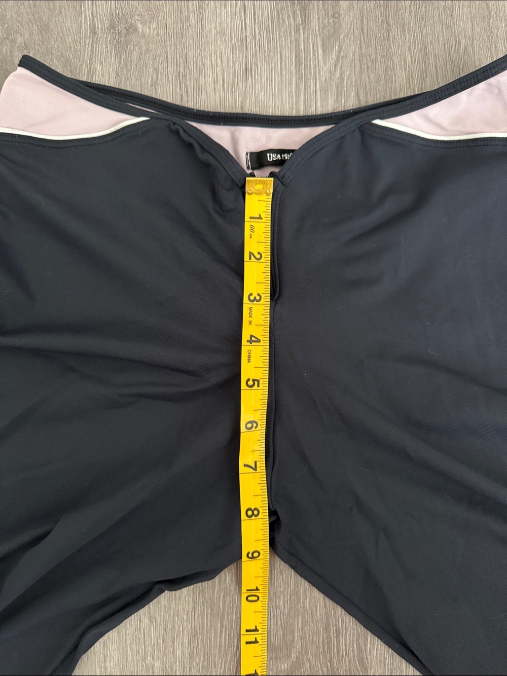 Y2K Low Rise Navy and Pink Flare Yoga Pants - Picture 10 of 13